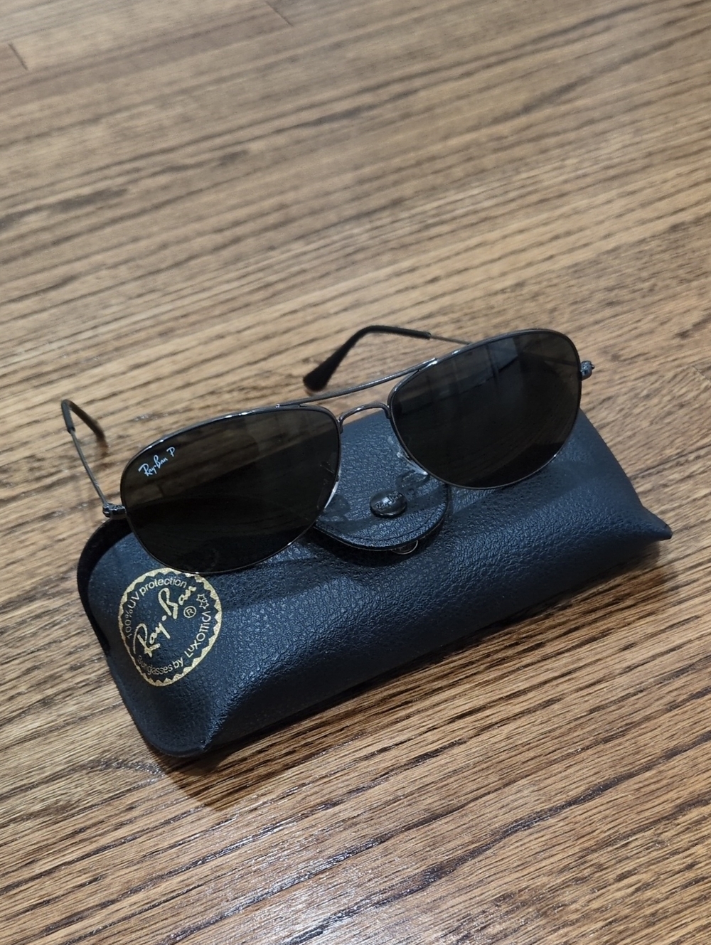 NEW! Ray-Ban Cockpit RB3362 Gunmetal Aviator Sunglasses | Polarized